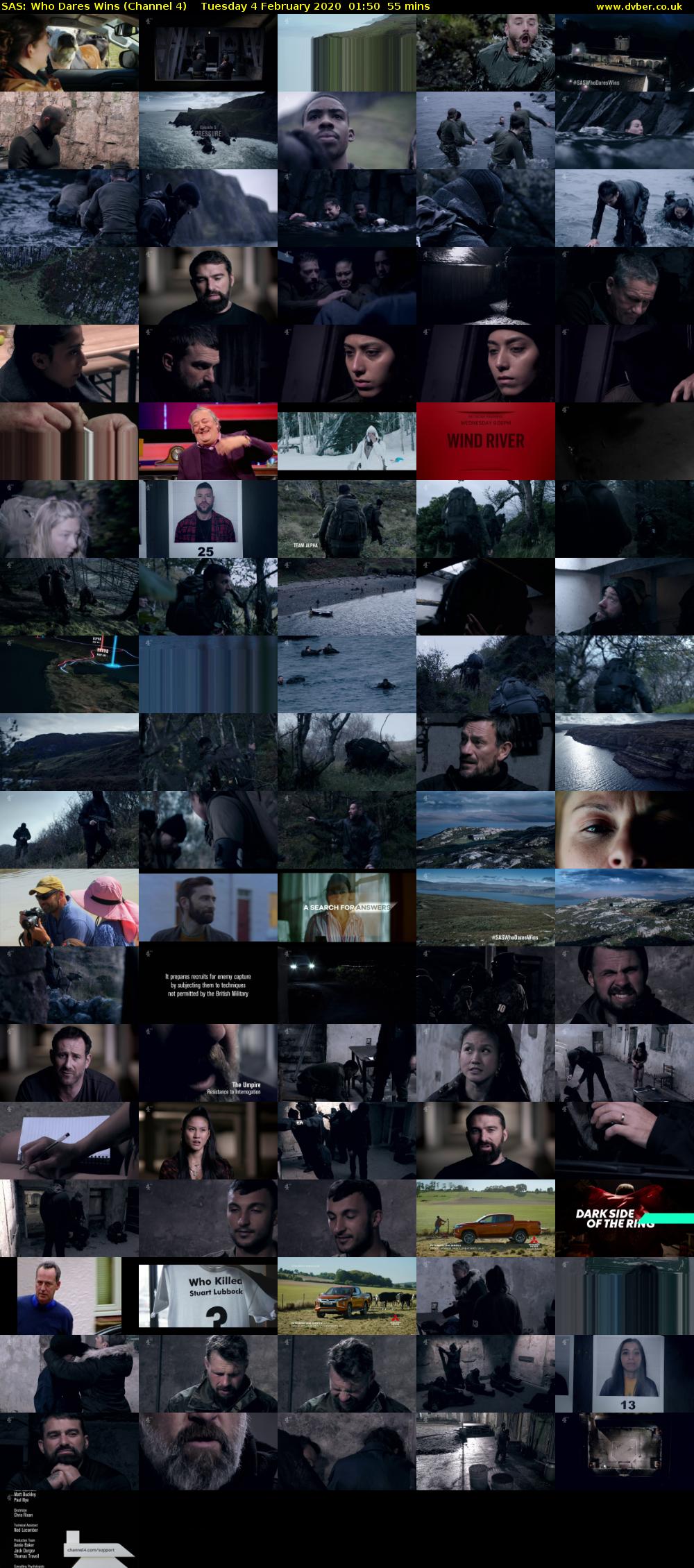 SAS: Who Dares Wins (Channel 4) Tuesday 4 February 2020 01:50 - 02:45