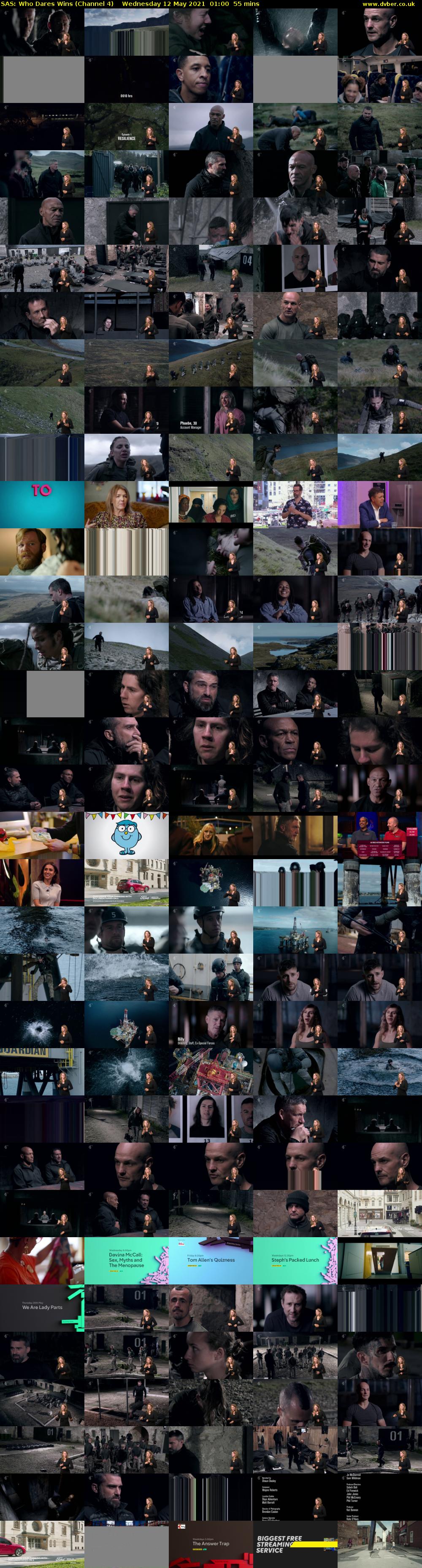 SAS: Who Dares Wins (Channel 4) Wednesday 12 May 2021 01:00 - 01:55