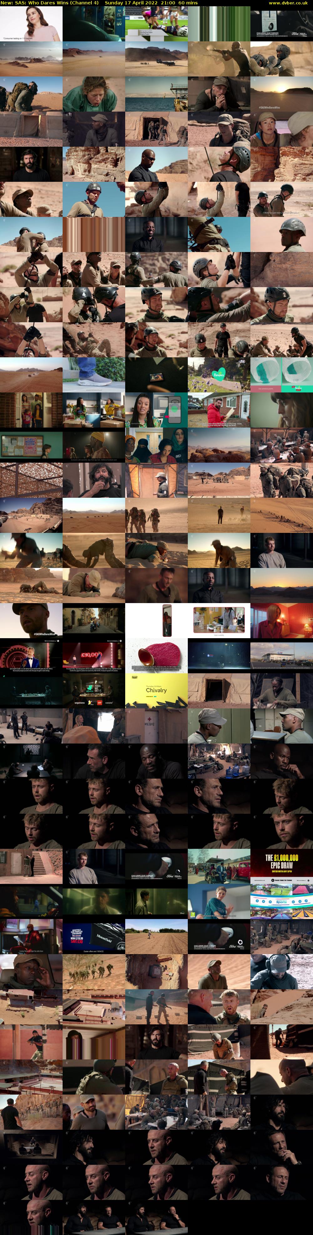 SAS: Who Dares Wins (Channel 4) Sunday 17 April 2022 21:00 - 22:00