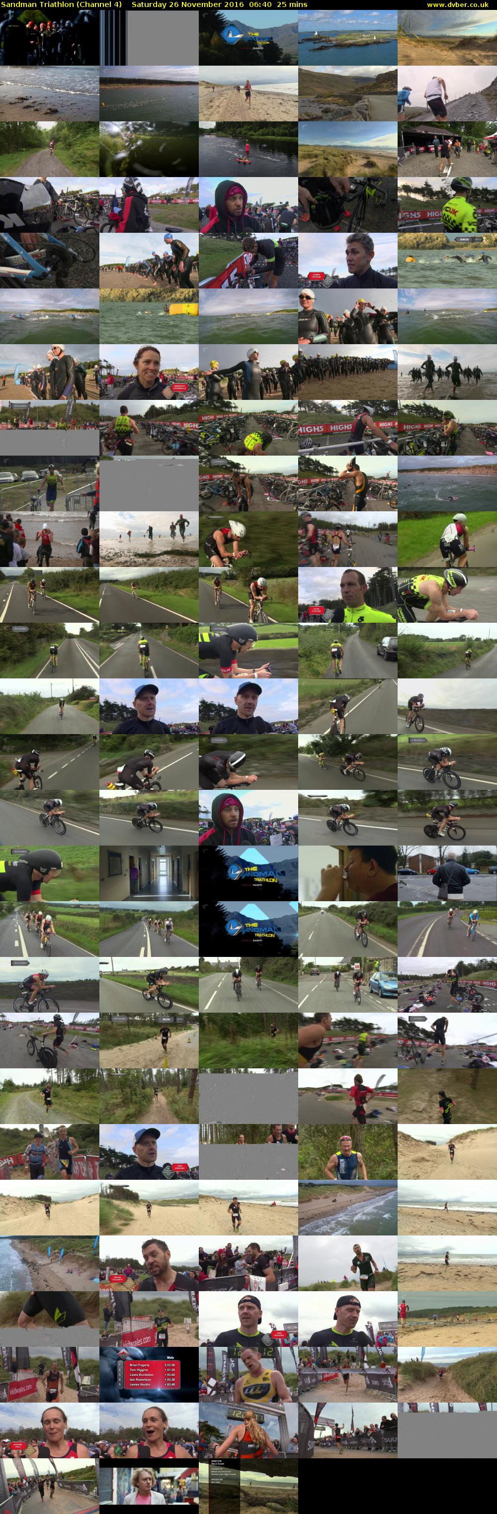 Sandman Triathlon (Channel 4) Saturday 26 November 2016 06:40 - 07:05
