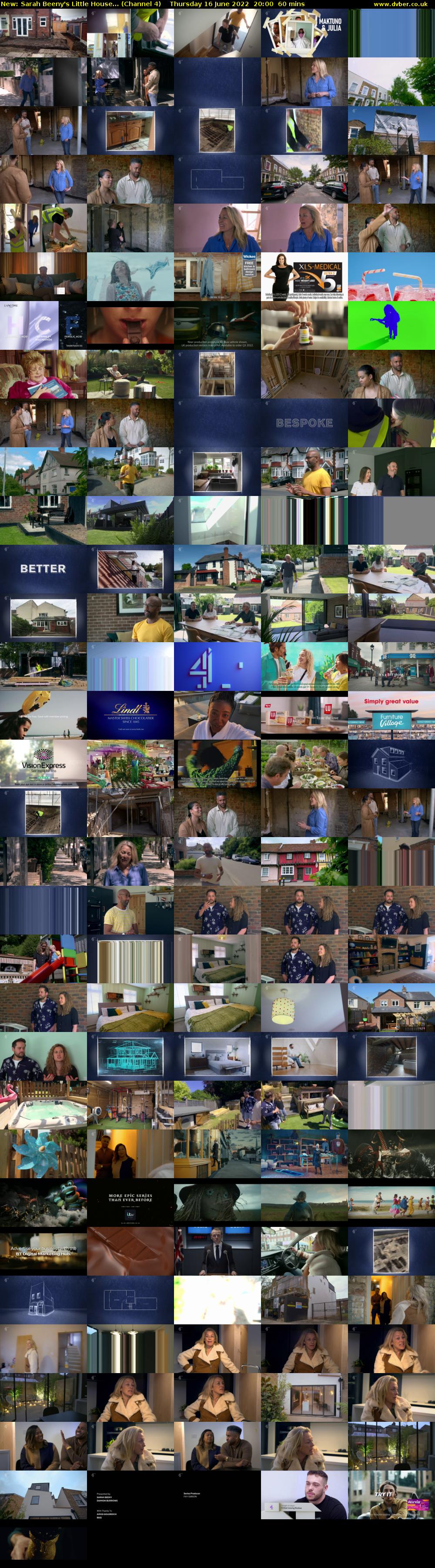 Sarah Beeny's Little House... (Channel 4) Thursday 16 June 2022 20:00 - 21:00