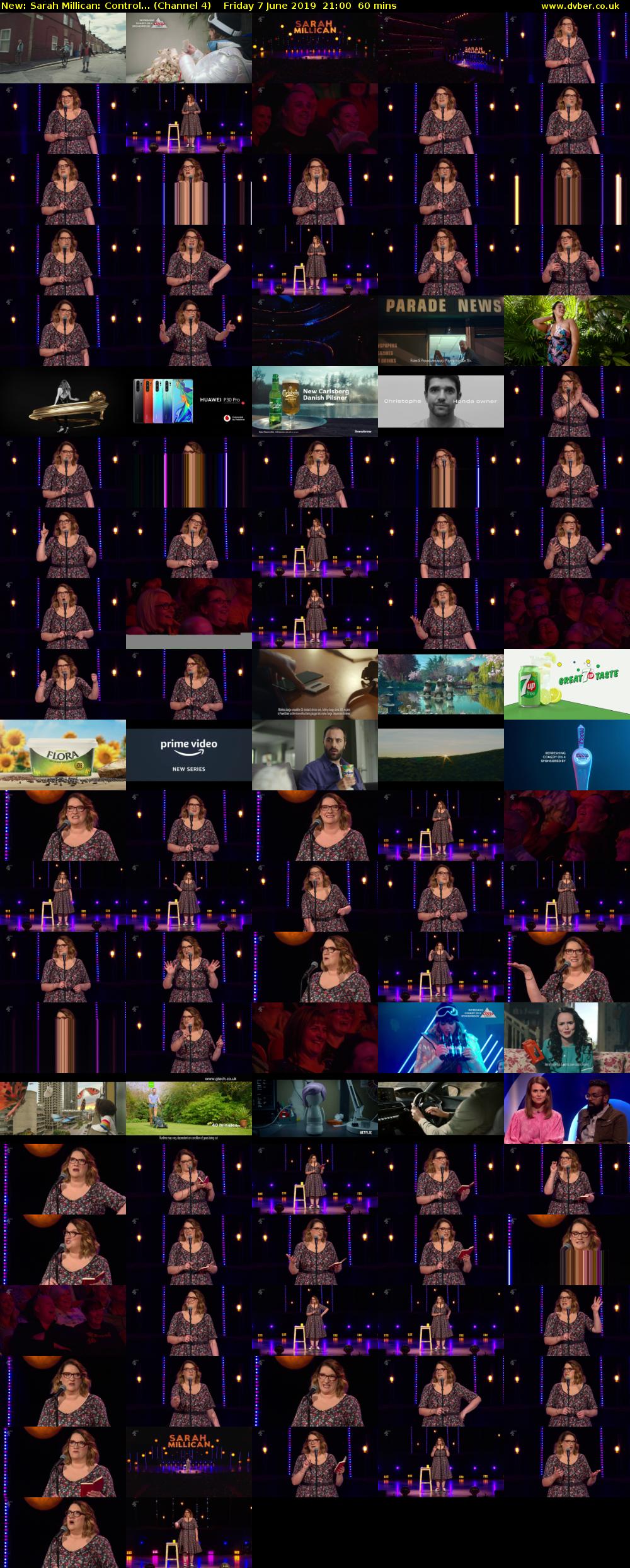 Sarah Millican: Control... (Channel 4) Friday 7 June 2019 21:00 - 22:00