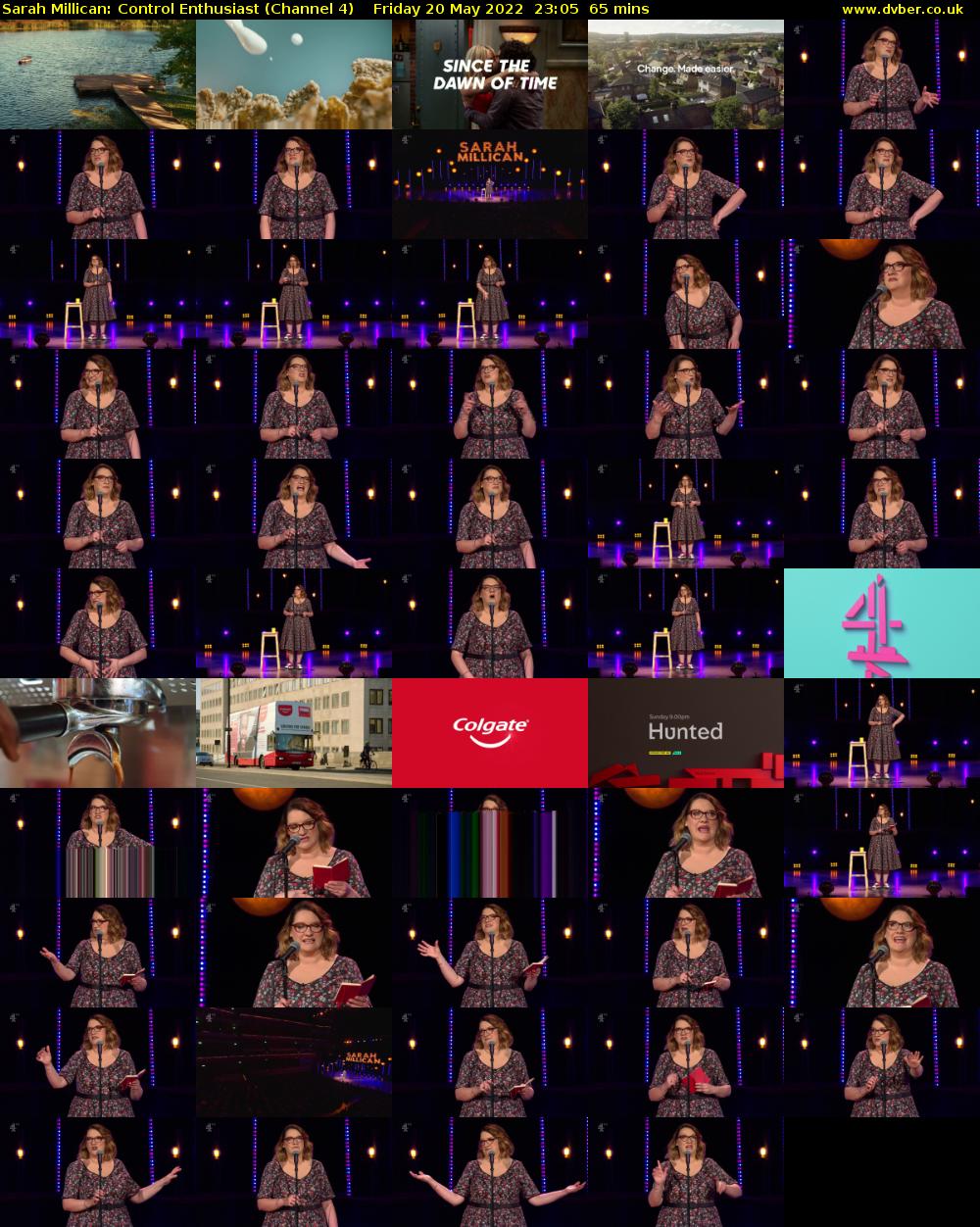 Sarah Millican: Control Enthusiast (Channel 4) Friday 20 May 2022 23:05 - 00:10