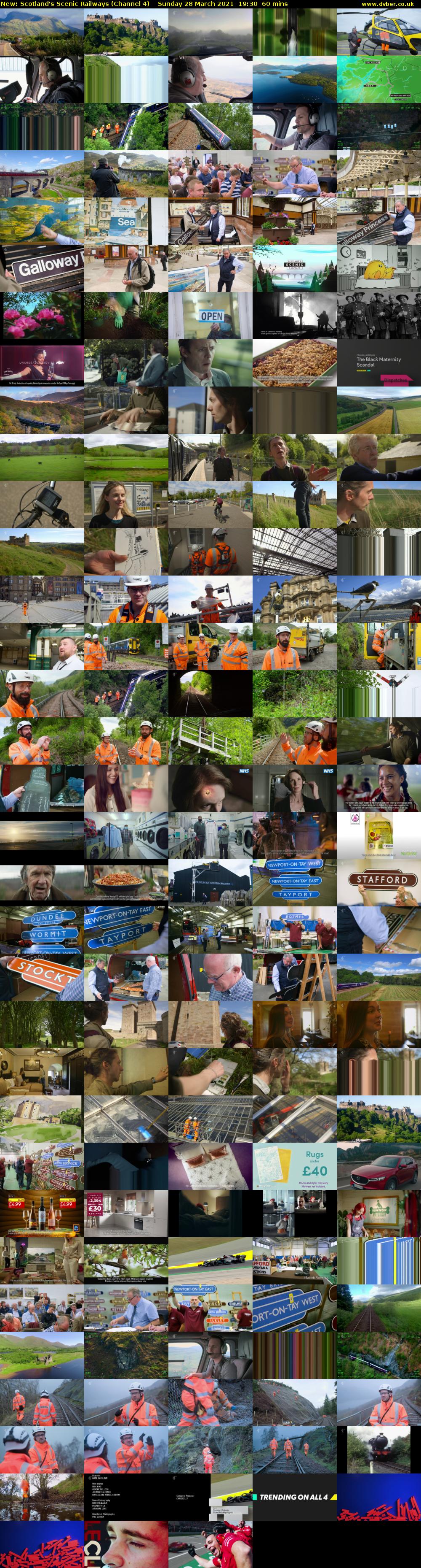Scotland's Scenic Railways (Channel 4) Sunday 28 March 2021 19:30 - 20:30