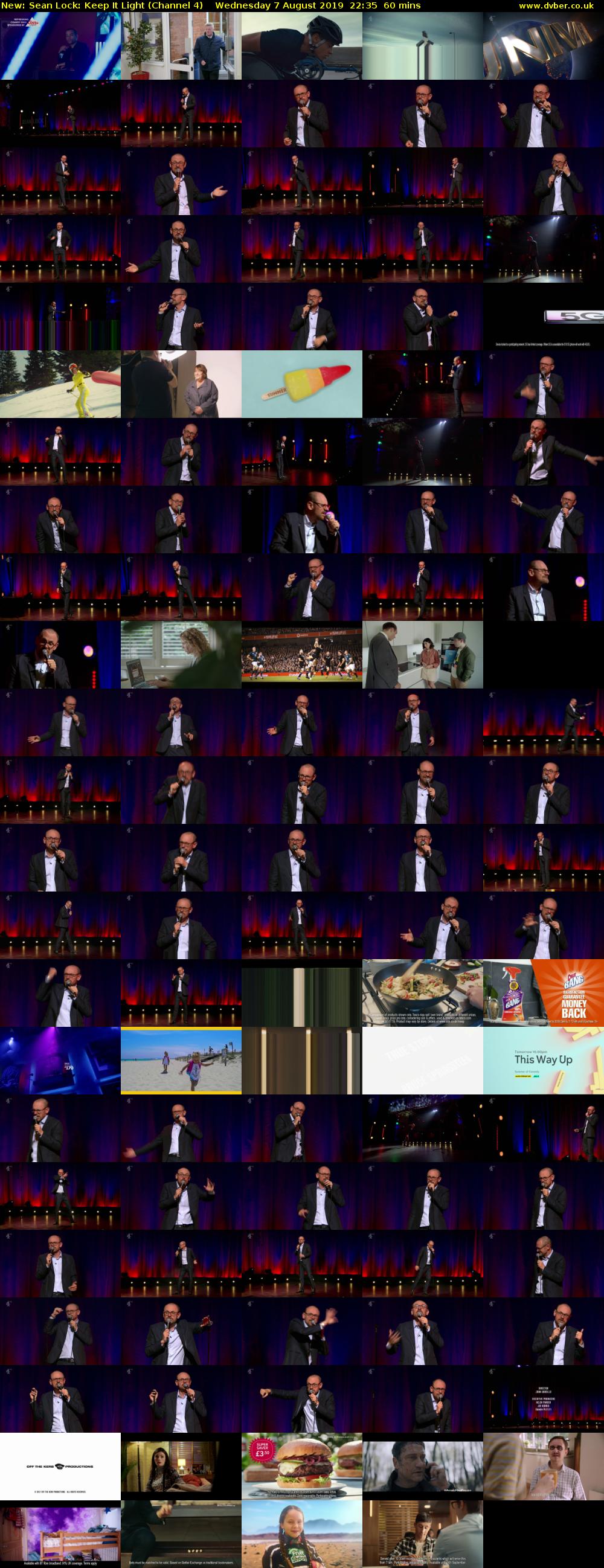Sean Lock: Keep It Light (Channel 4) Wednesday 7 August 2019 22:35 - 23:35