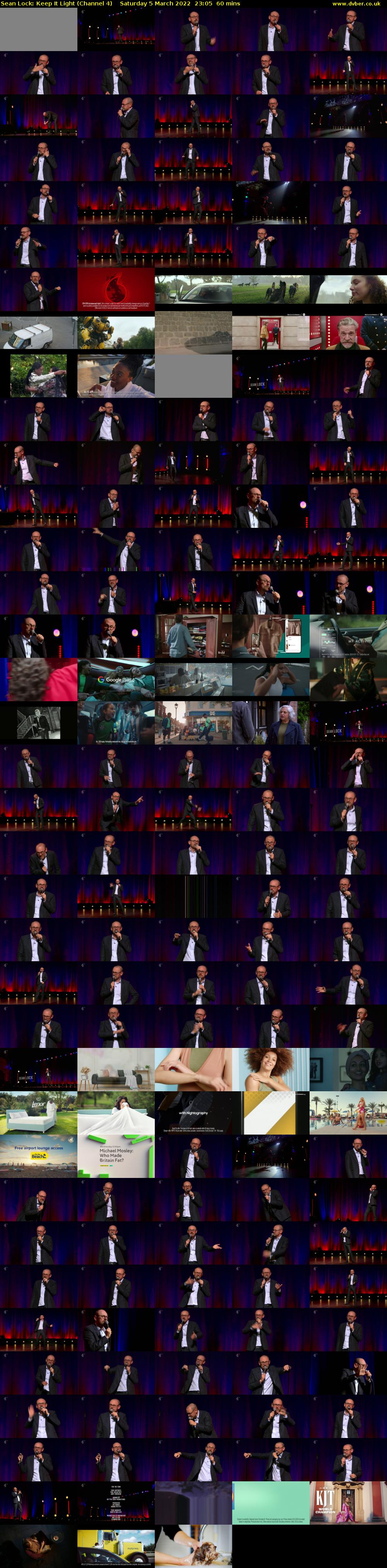 Sean Lock: Keep It Light (Channel 4) Saturday 5 March 2022 23:05 - 00:05