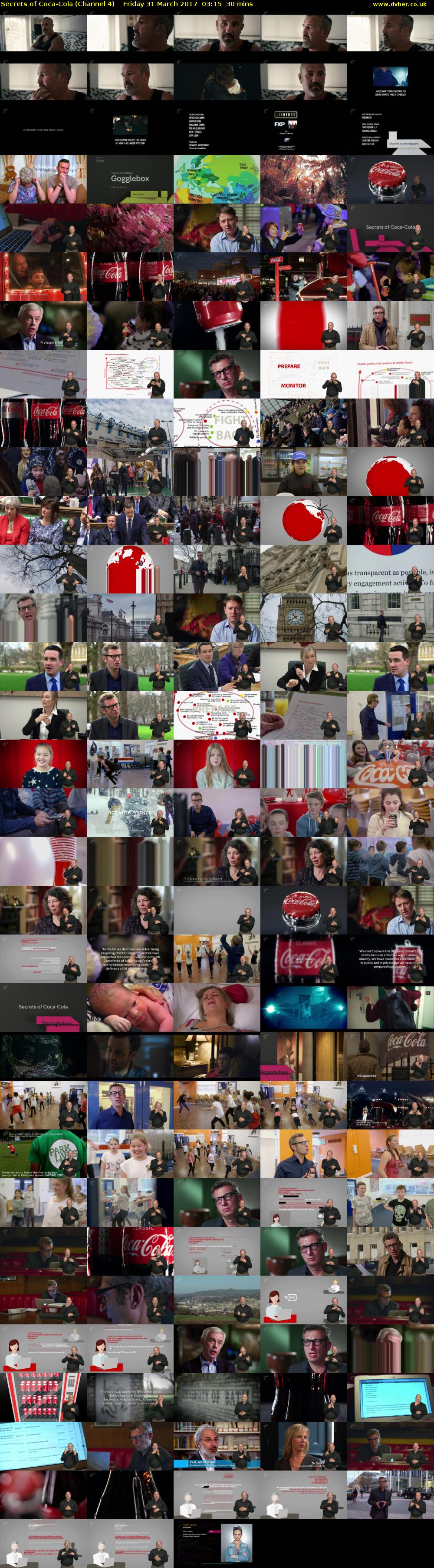 Secrets of Coca-Cola (Channel 4) Friday 31 March 2017 03:15 - 03:45