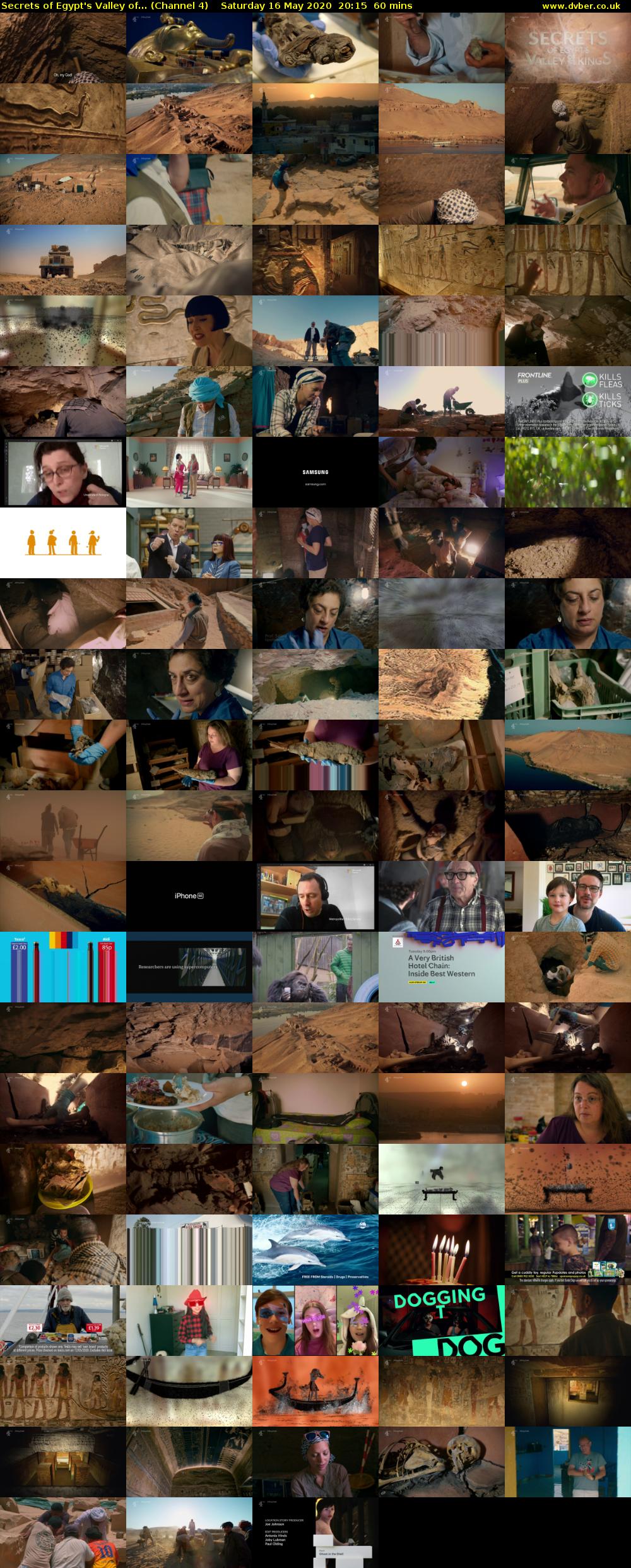 Secrets of Egypt's Valley of... (Channel 4) Saturday 16 May 2020 20:15 - 21:15