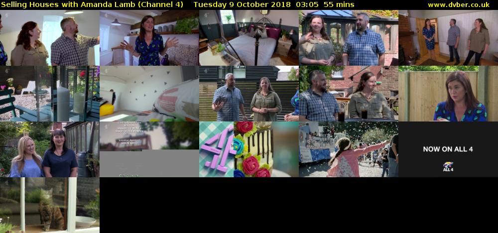 Selling Houses with Amanda Lamb (Channel 4) Tuesday 9 October 2018 03:05 - 04:00