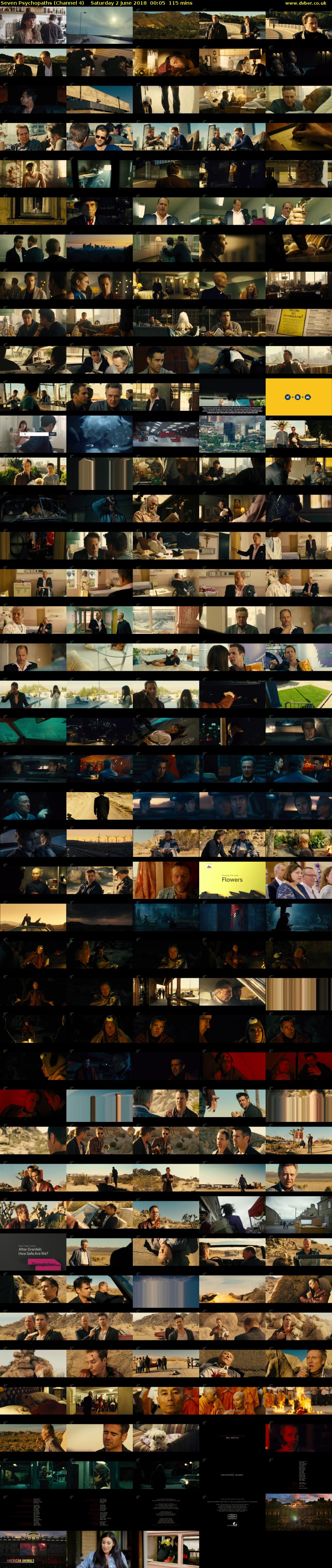 Seven Psychopaths (Channel 4) Saturday 2 June 2018 00:05 - 02:00