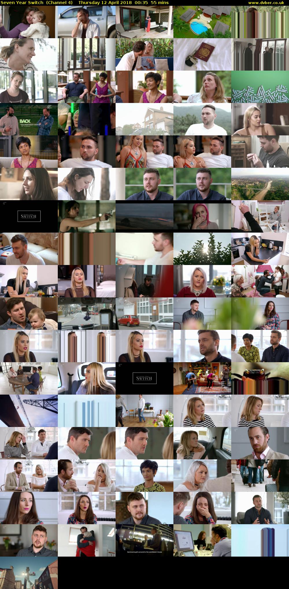 Seven Year Switch  (Channel 4) Thursday 12 April 2018 00:35 - 01:30