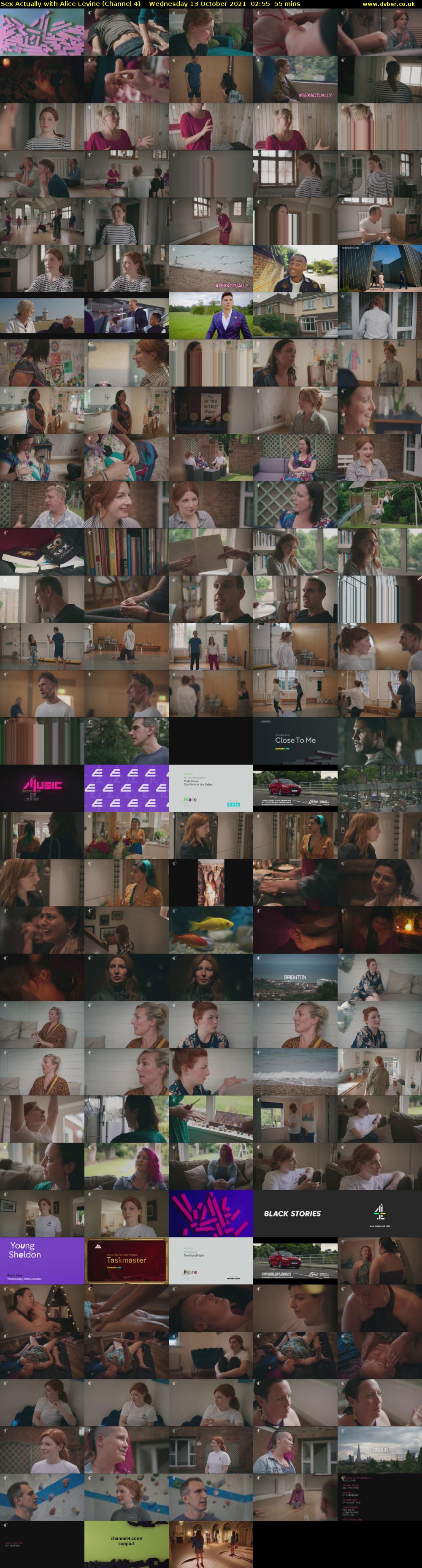 Sex Actually with Alice Levine (Channel 4) Wednesday 13 October 2021 02:55 - 03:50