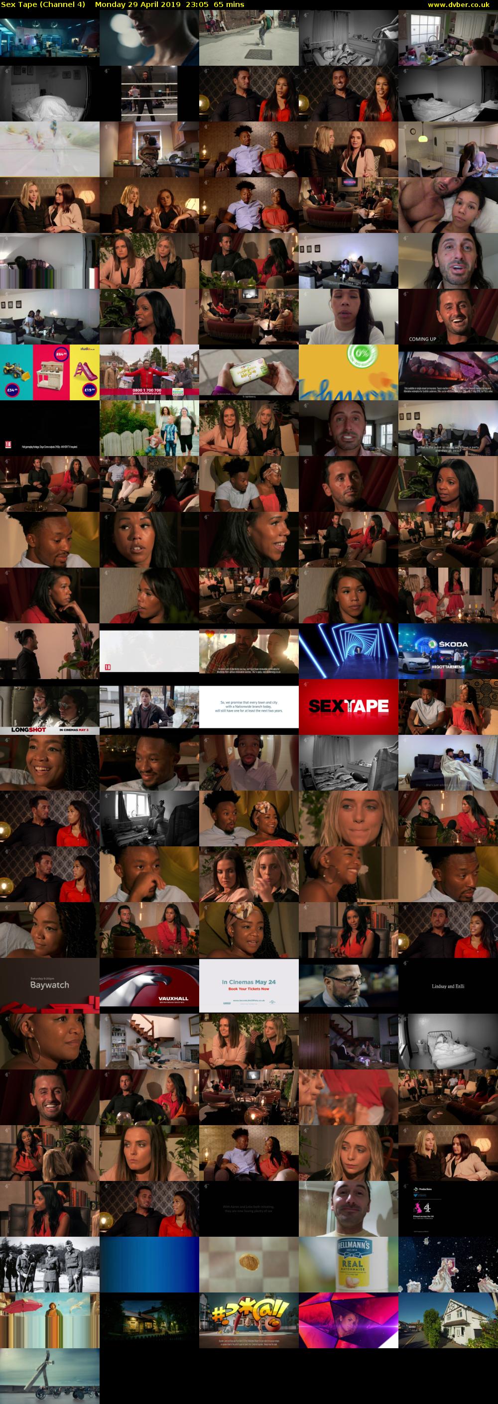 Sex Tape (Channel 4) Monday 29 April 2019 23:05 - 00:10