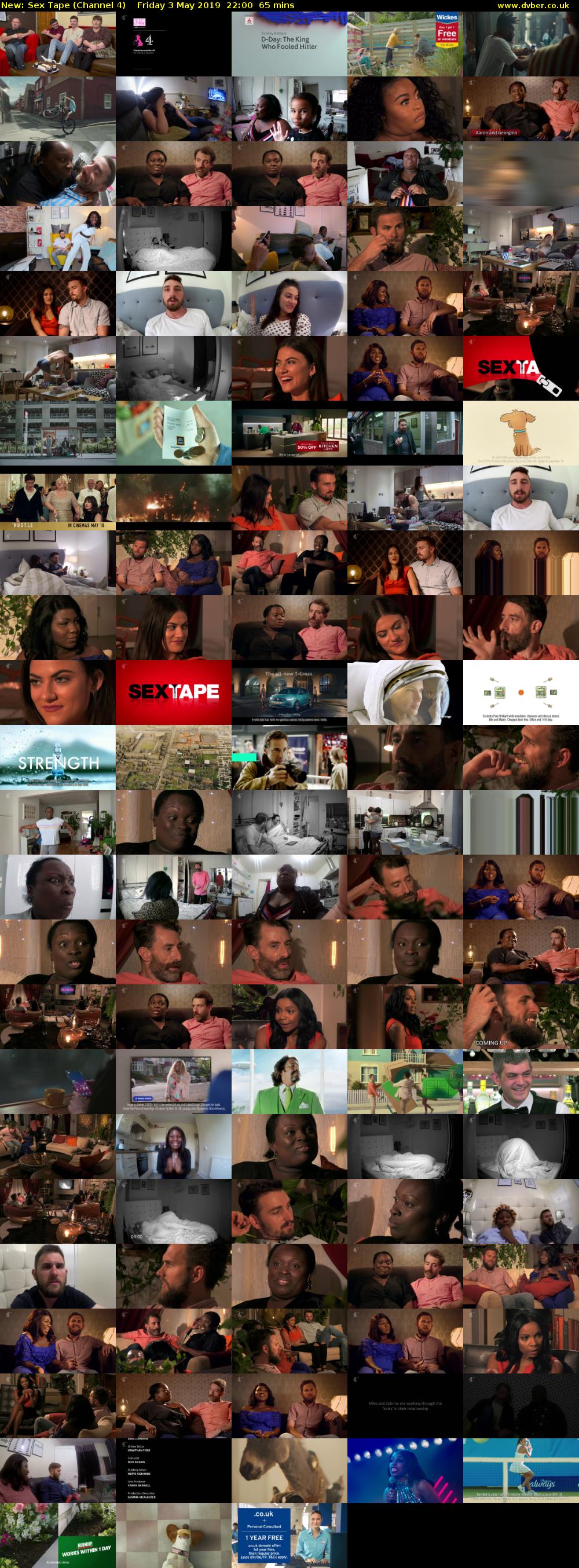 Sex Tape (Channel 4) Friday 3 May 2019 22:00 - 23:05