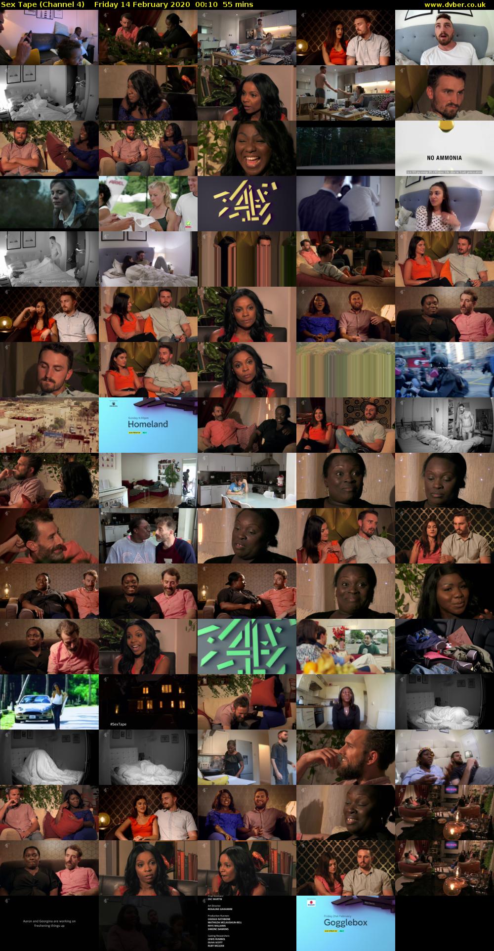 Sex Tape (Channel 4) Friday 14 February 2020 00:10 - 01:05