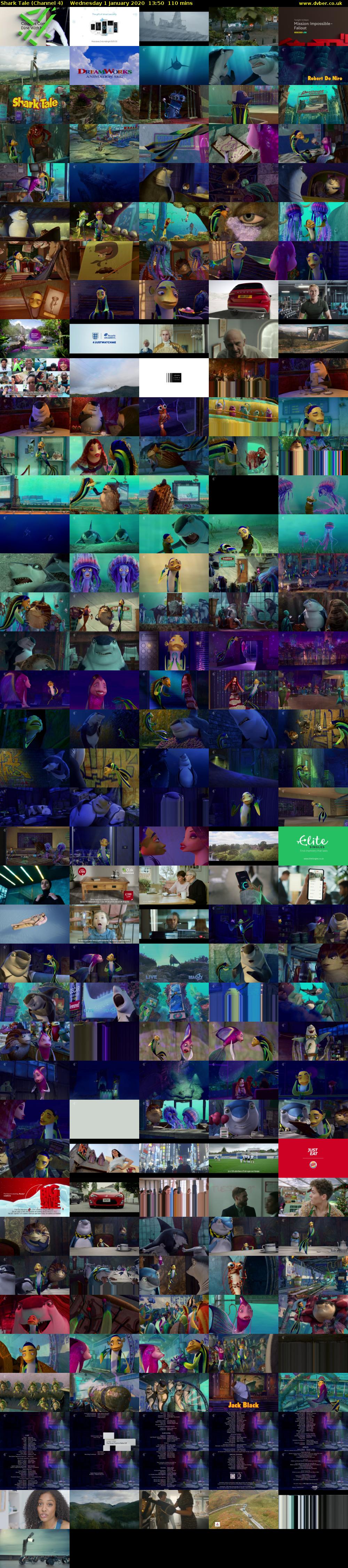 Shark Tale (Channel 4) Wednesday 1 January 2020 13:50 - 15:40