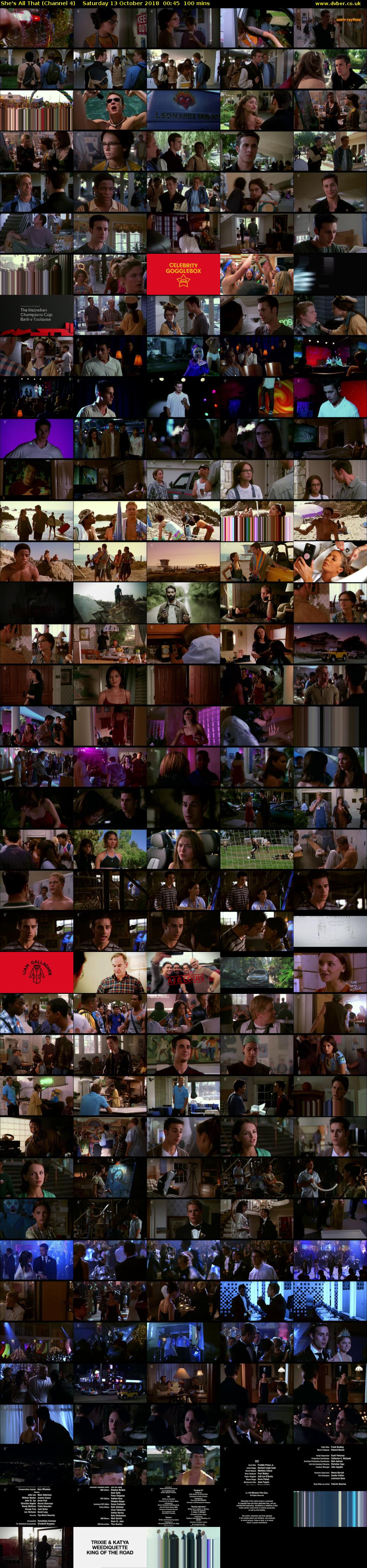She's All That (Channel 4) Saturday 13 October 2018 00:45 - 02:25