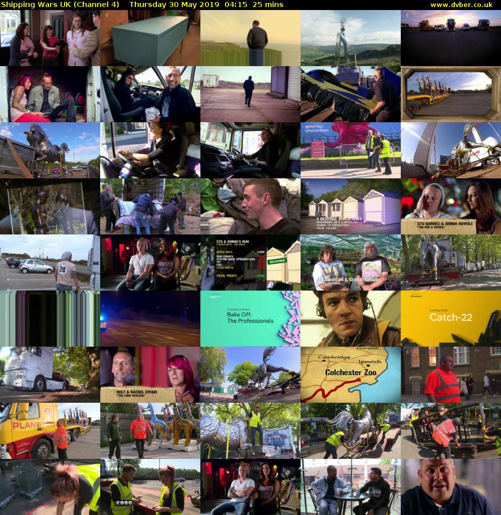 Shipping Wars UK (Channel 4) Thursday 30 May 2019 04:15 - 04:40