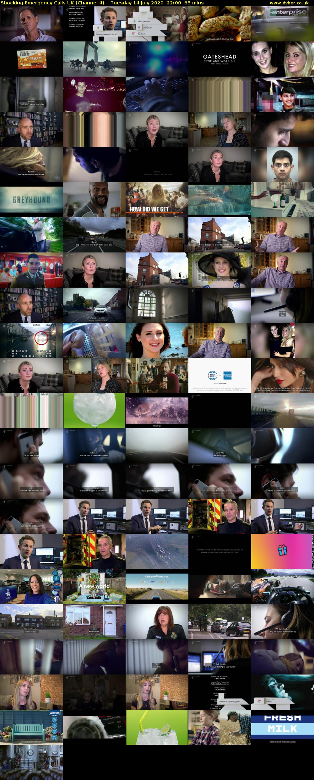 Shocking Emergency Calls UK (Channel 4) Tuesday 14 July 2020 22:00 - 23:05