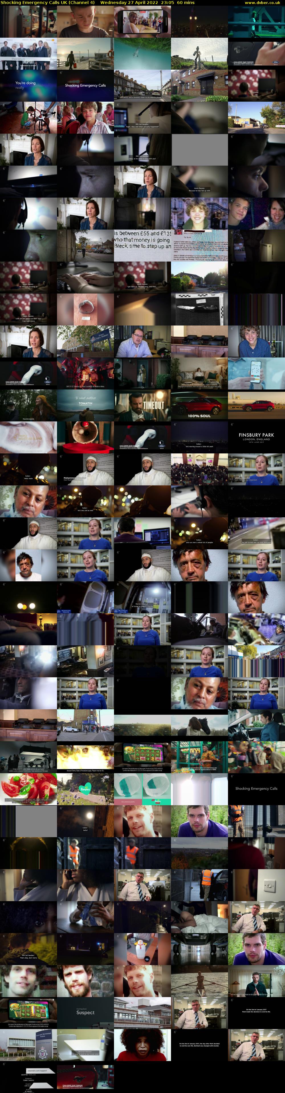 Shocking Emergency Calls UK (Channel 4) Wednesday 27 April 2022 23:05 - 00:05