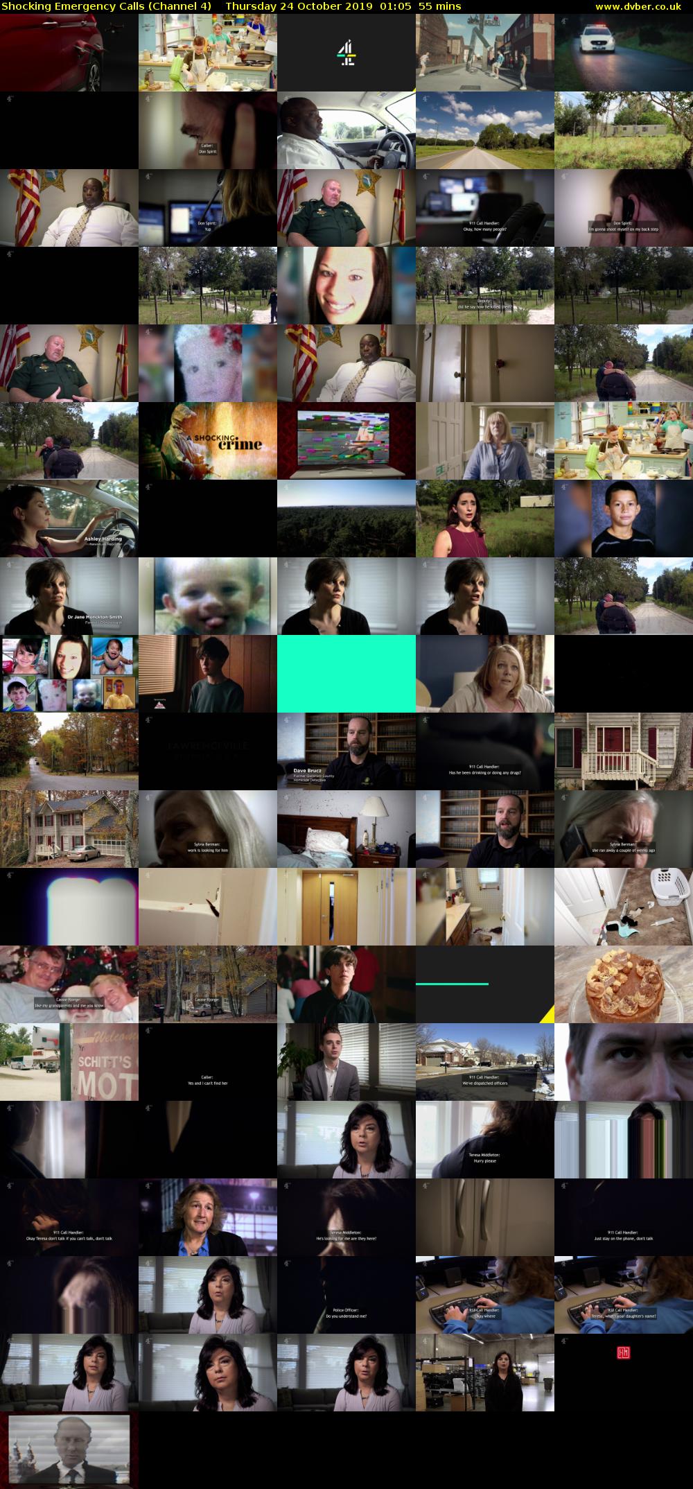 Shocking Emergency Calls (Channel 4) Thursday 24 October 2019 01:05 - 02:00