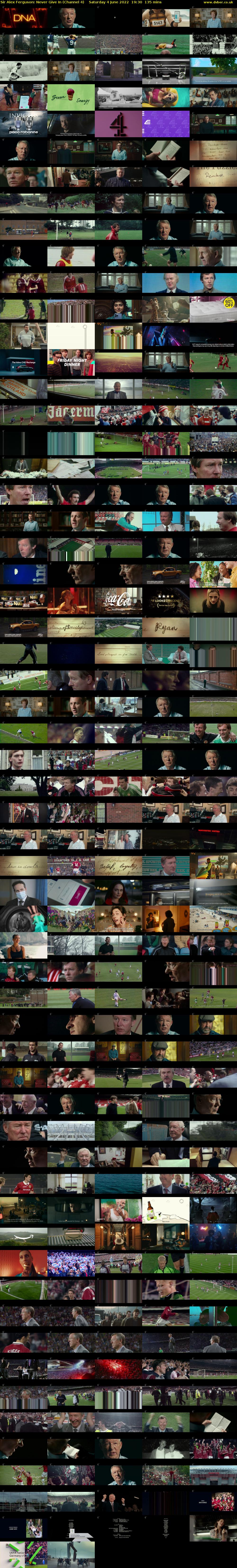 Sir Alex Ferguson: Never Give In (Channel 4) Saturday 4 June 2022 19:30 - 21:45