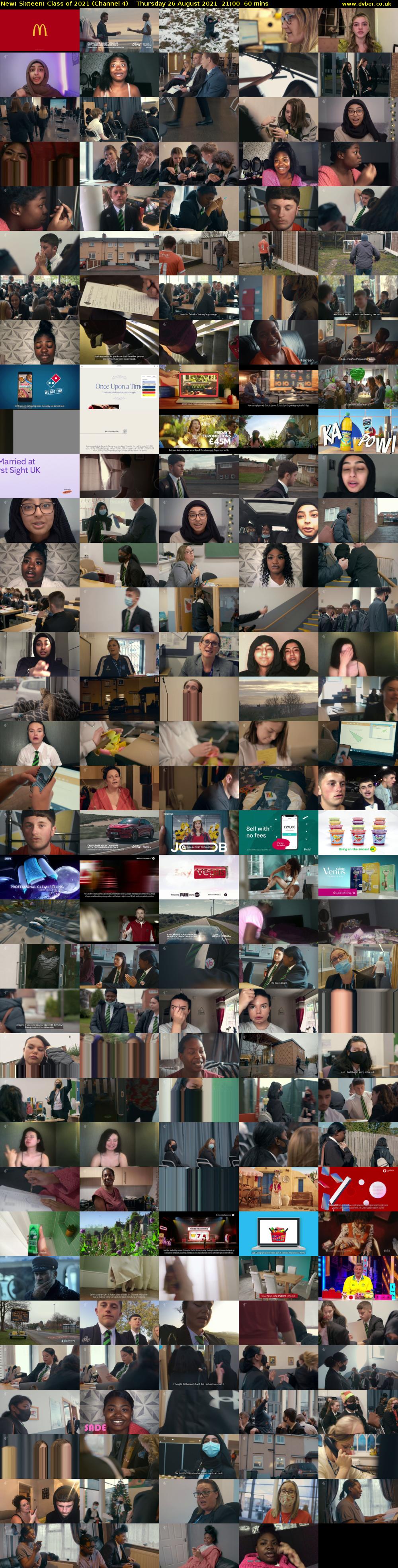 Sixteen: Class of 2021 (Channel 4) Thursday 26 August 2021 21:00 - 22:00