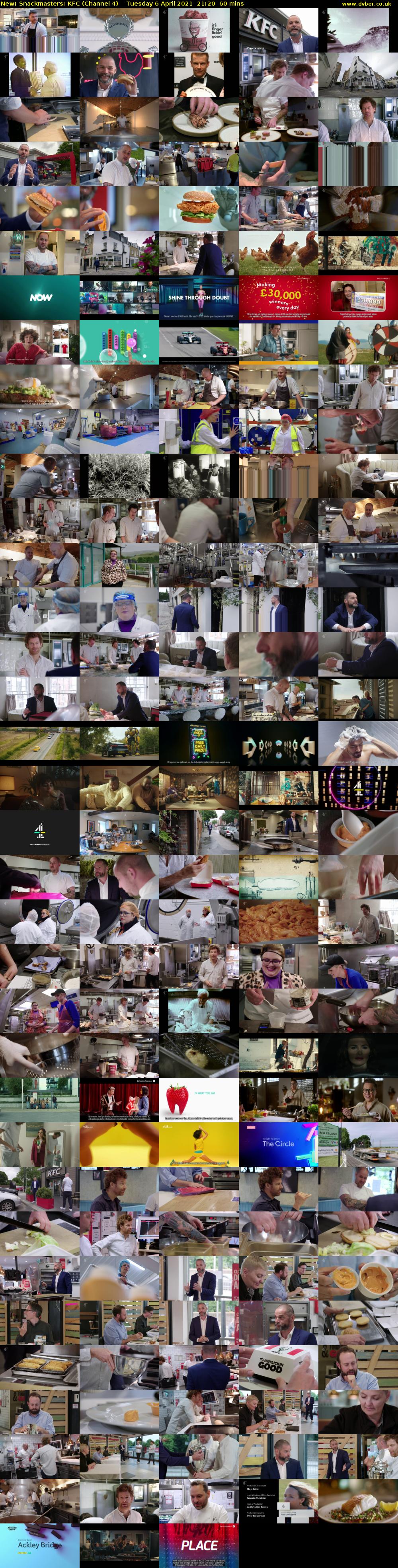 Snackmasters: KFC (Channel 4) Tuesday 6 April 2021 21:20 - 22:20