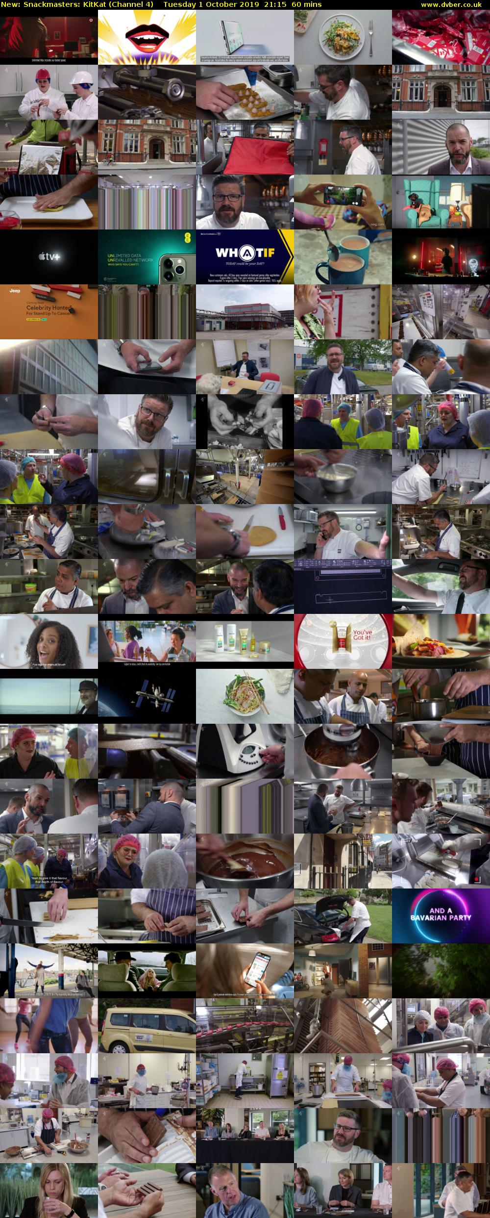 Snackmasters: KitKat (Channel 4) Tuesday 1 October 2019 21:15 - 22:15