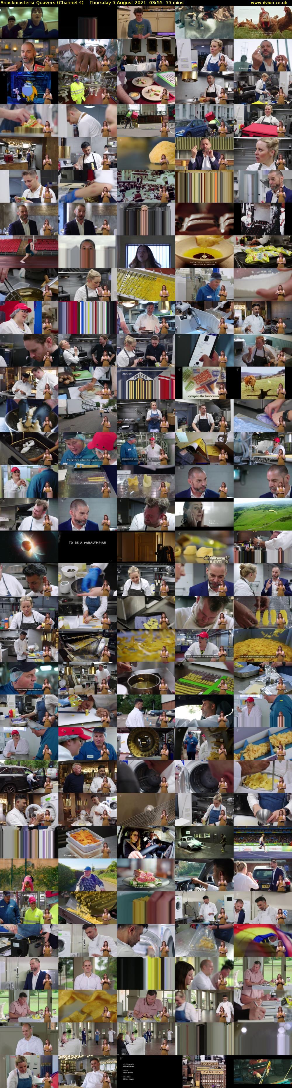 Snackmasters: Quavers (Channel 4) Thursday 5 August 2021 03:55 - 04:50