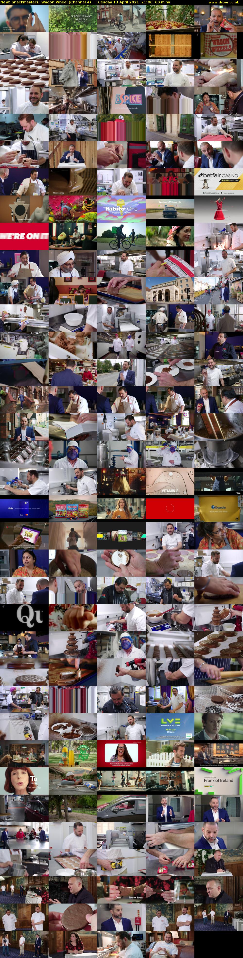 Snackmasters: Wagon Wheel (Channel 4) Tuesday 13 April 2021 21:00 - 22:00