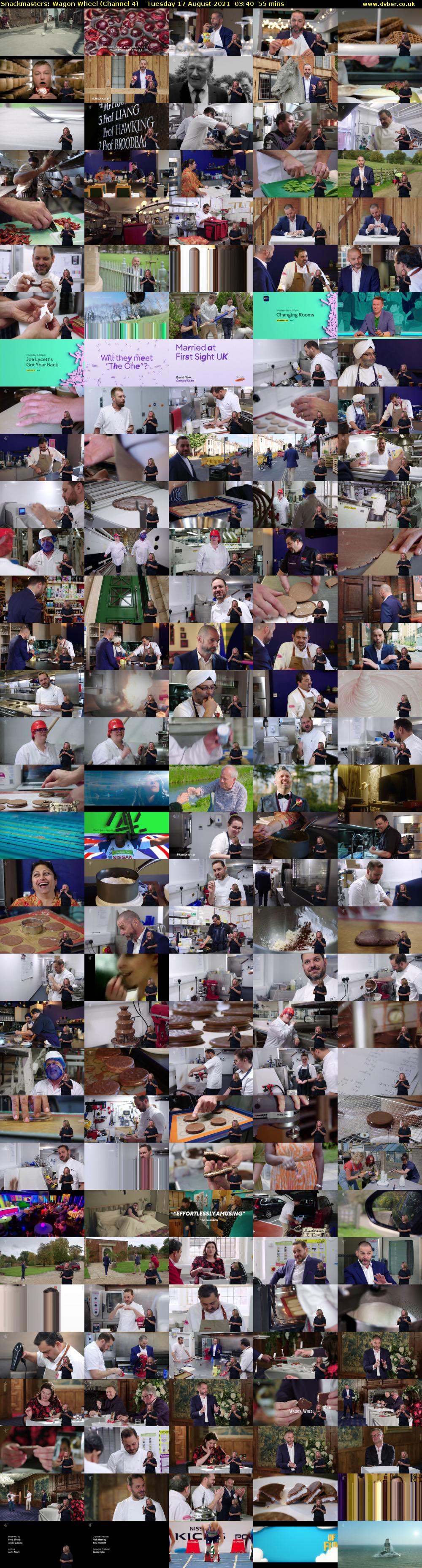 Snackmasters: Wagon Wheel (Channel 4) Tuesday 17 August 2021 03:40 - 04:35