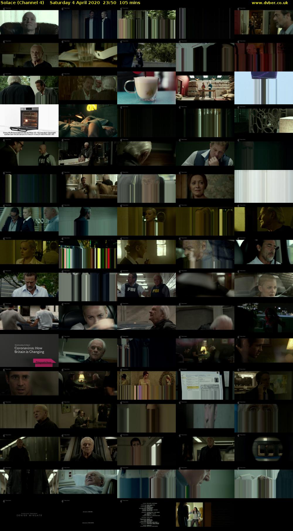 Solace (Channel 4) Saturday 4 April 2020 23:50 - 01:35