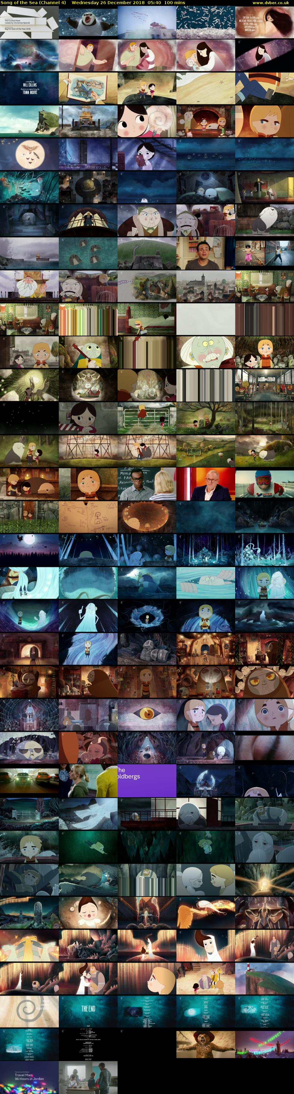 Song of the Sea (Channel 4) Wednesday 26 December 2018 05:40 - 07:20