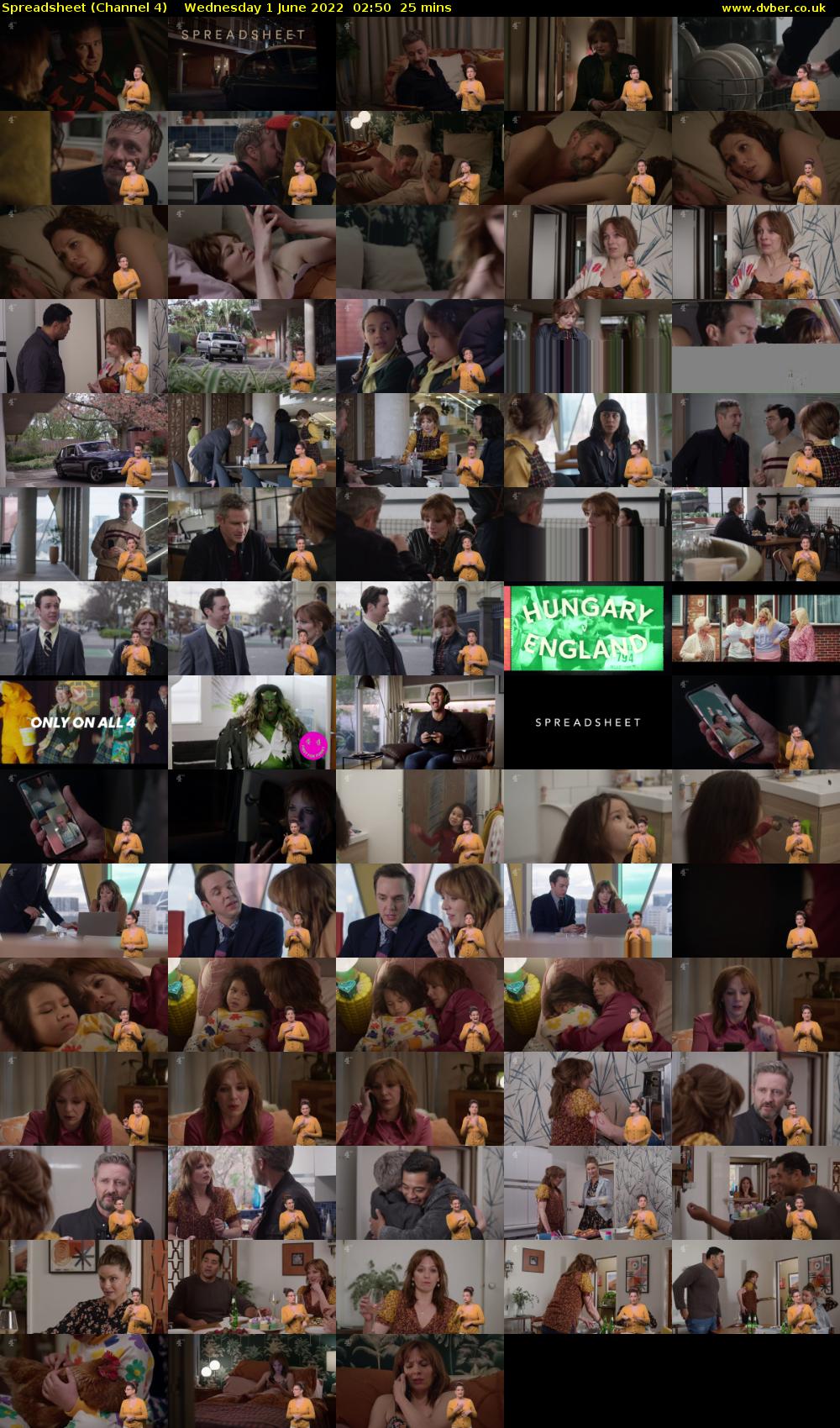 Spreadsheet (Channel 4) Wednesday 1 June 2022 02:50 - 03:15