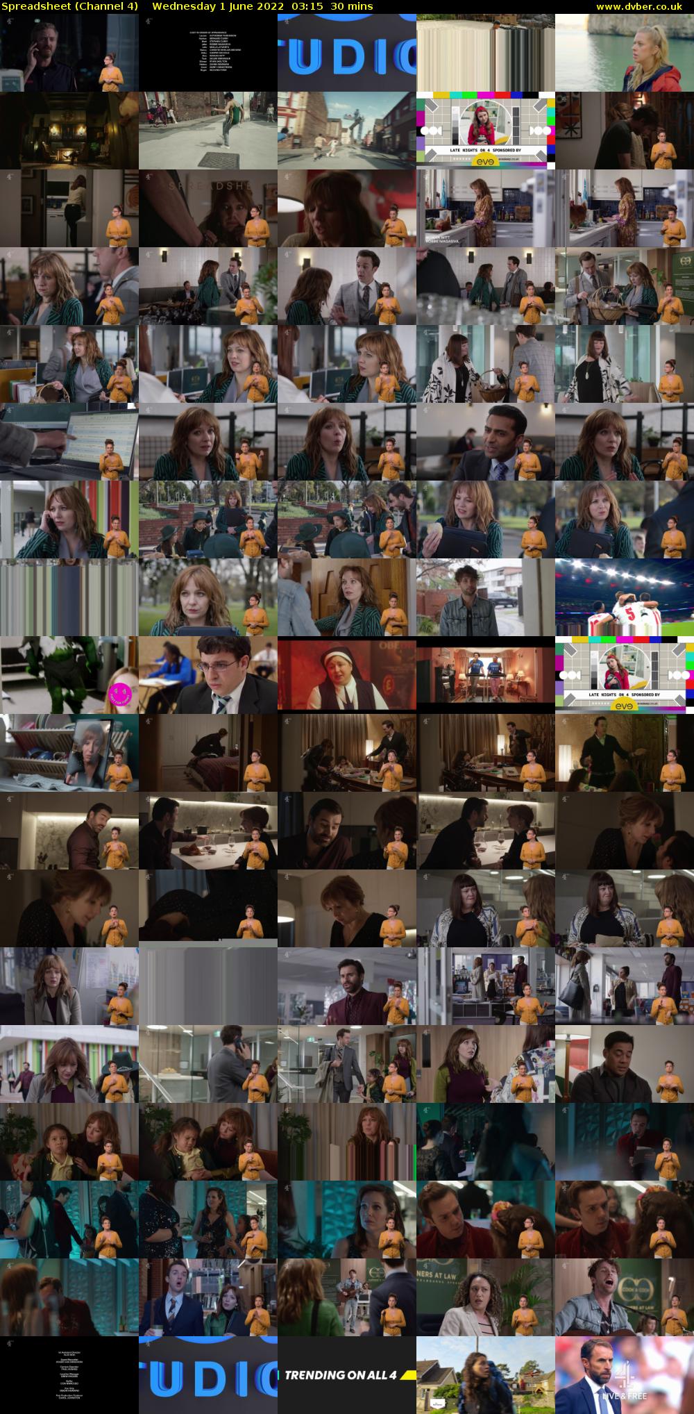 Spreadsheet (Channel 4) Wednesday 1 June 2022 03:15 - 03:45
