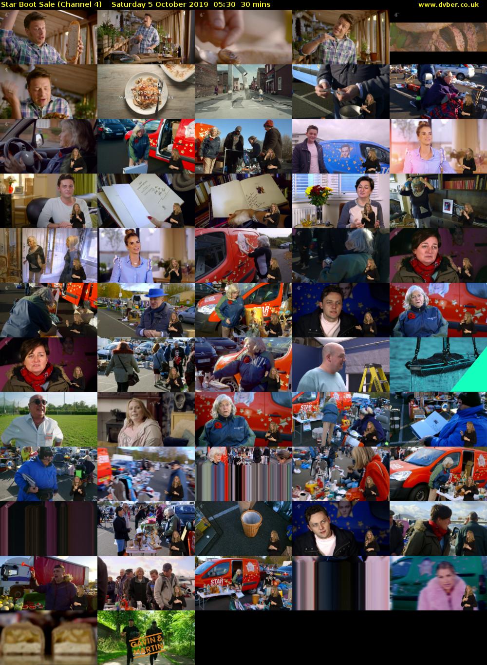 Star Boot Sale (Channel 4) Saturday 5 October 2019 05:30 - 06:00