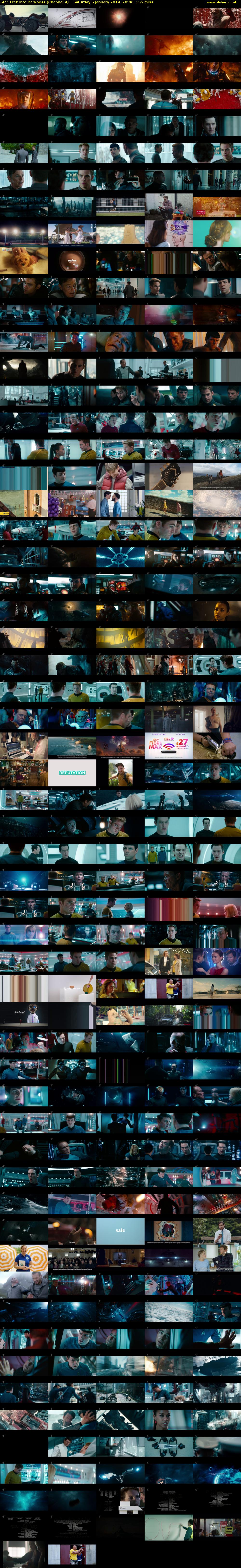 Star Trek Into Darkness (Channel 4) Saturday 5 January 2019 20:00 - 22:35