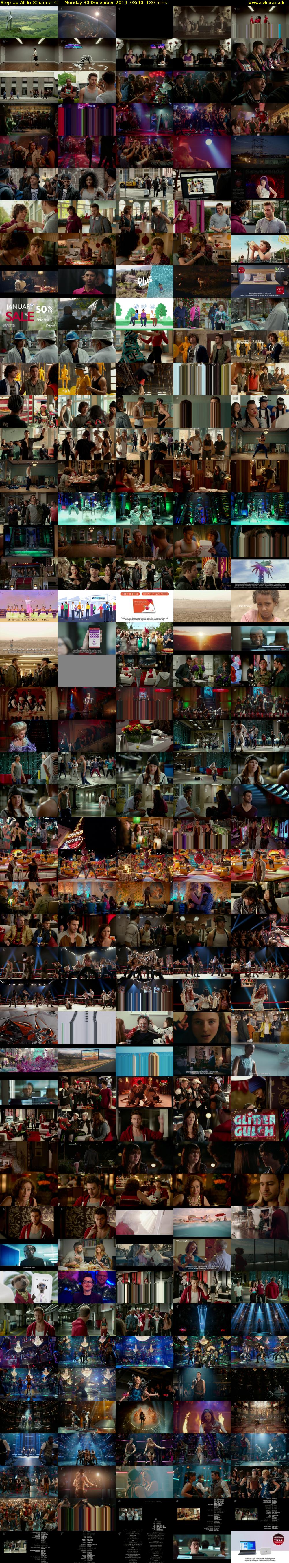 Step Up All In (Channel 4) Monday 30 December 2019 08:40 - 10:50
