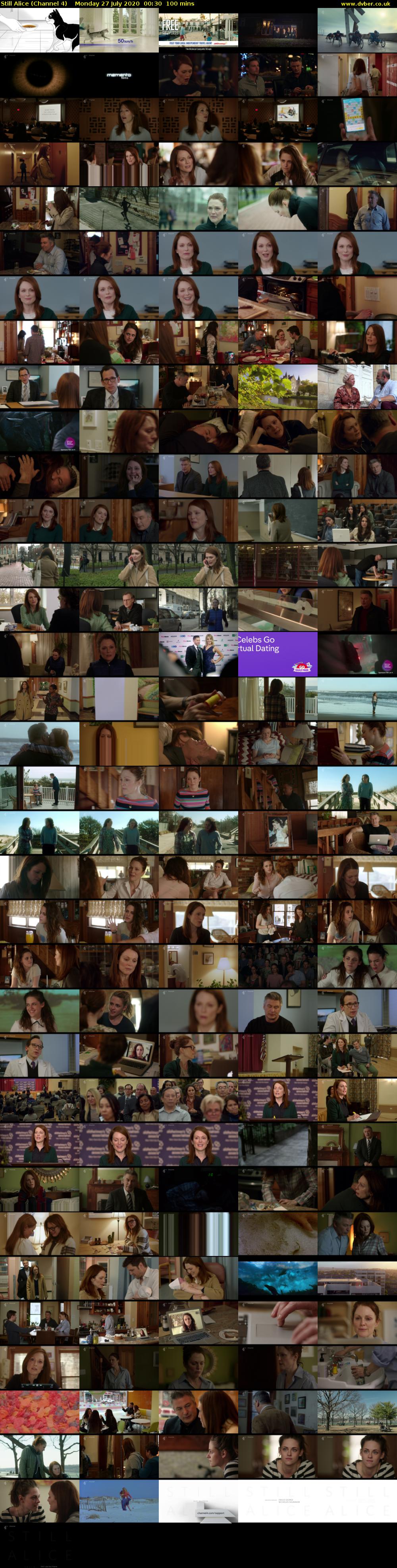Still Alice (Channel 4) Monday 27 July 2020 00:30 - 02:10
