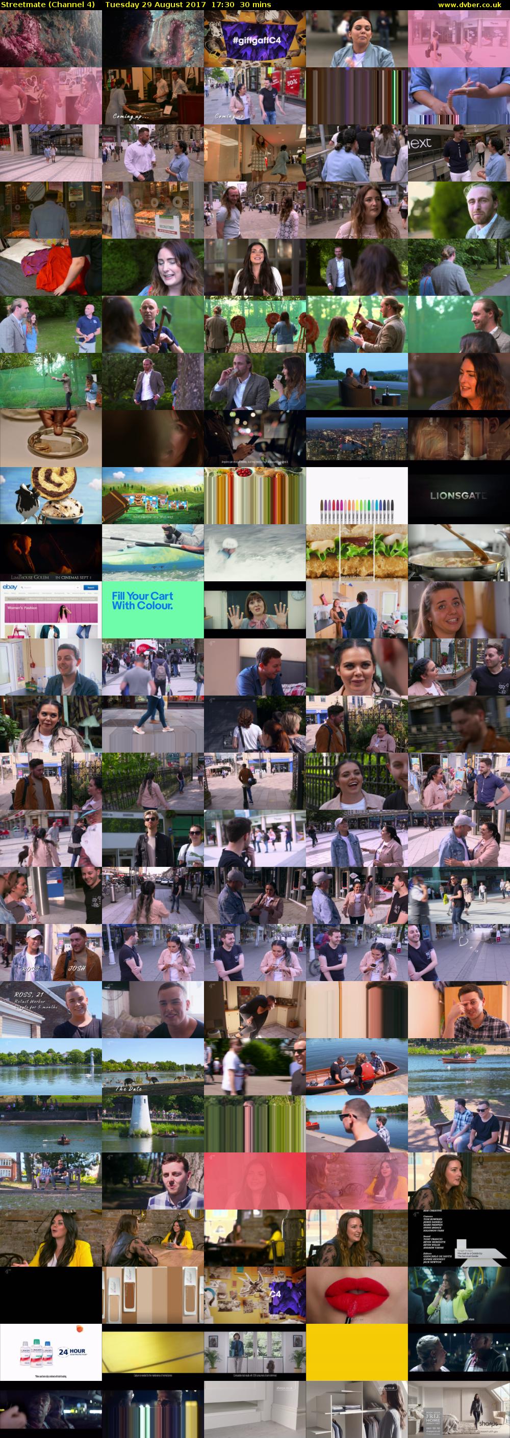 Streetmate (Channel 4) Tuesday 29 August 2017 17:30 - 18:00