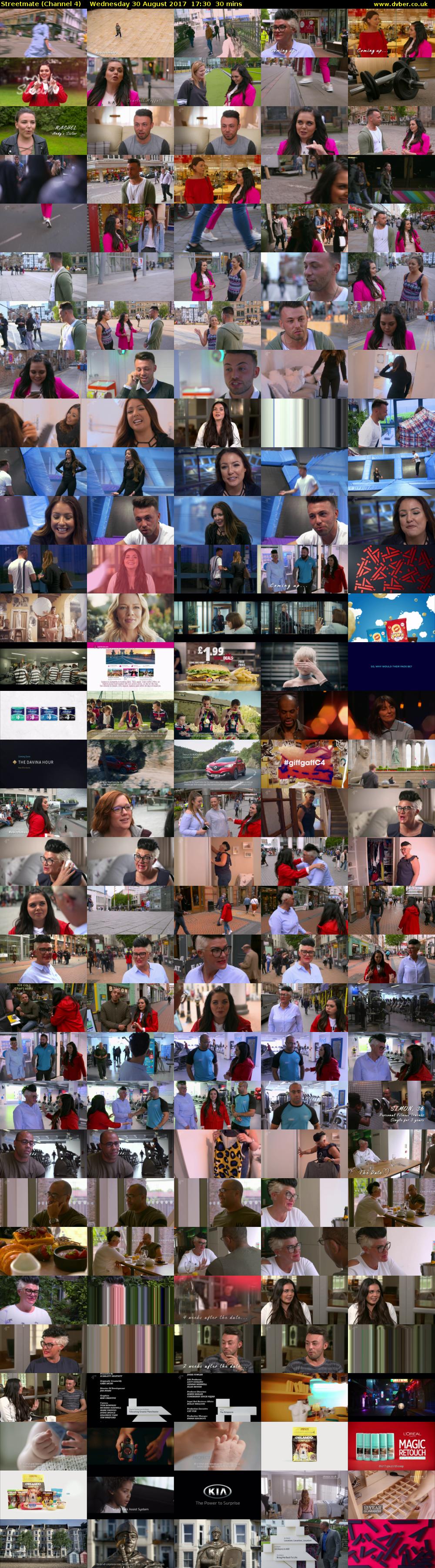 Streetmate (Channel 4) Wednesday 30 August 2017 17:30 - 18:00