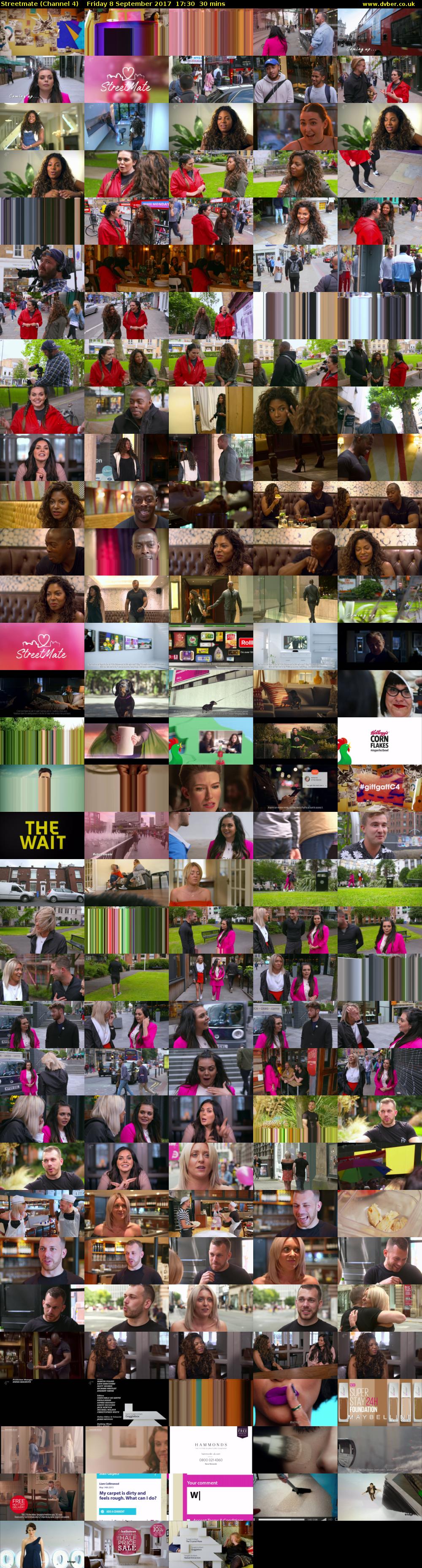 Streetmate (Channel 4) Friday 8 September 2017 17:30 - 18:00