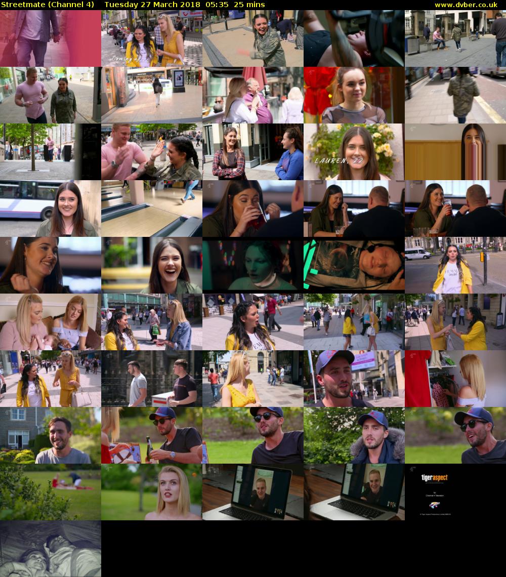 Streetmate (Channel 4) Tuesday 27 March 2018 05:35 - 06:00