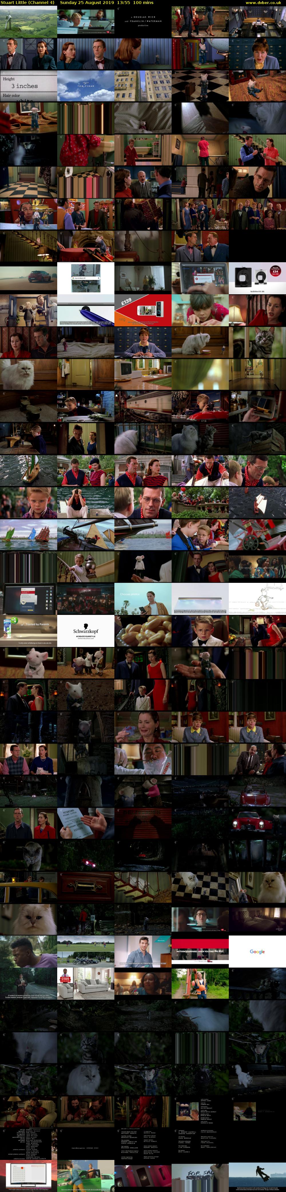 Stuart Little (Channel 4) Sunday 25 August 2019 13:55 - 15:35