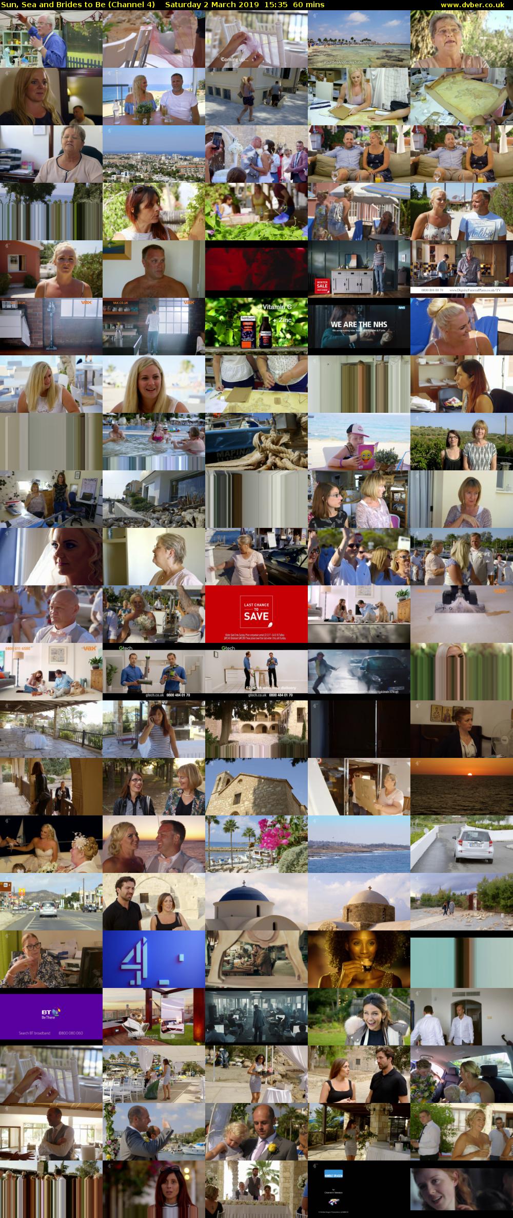 Sun, Sea and Brides to Be (Channel 4) Saturday 2 March 2019 15:35 - 16:35