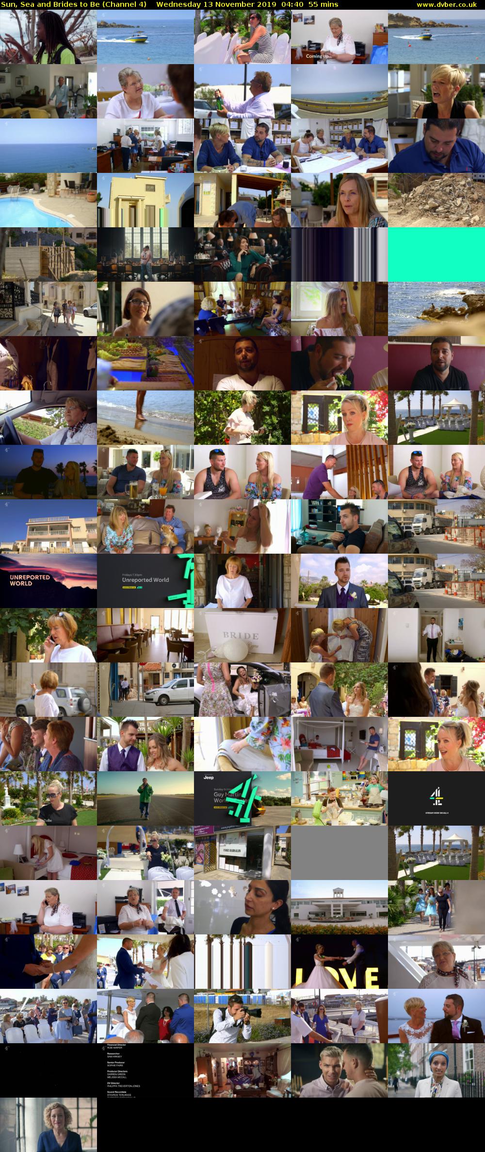 Sun, Sea and Brides to Be (Channel 4) Wednesday 13 November 2019 04:40 - 05:35