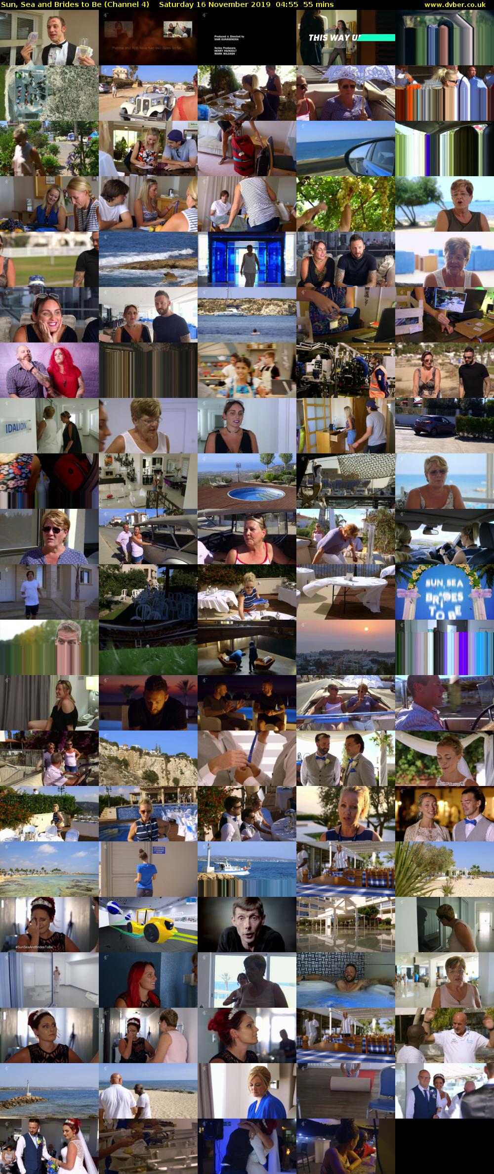 Sun, Sea and Brides to Be (Channel 4) Saturday 16 November 2019 04:55 - 05:50