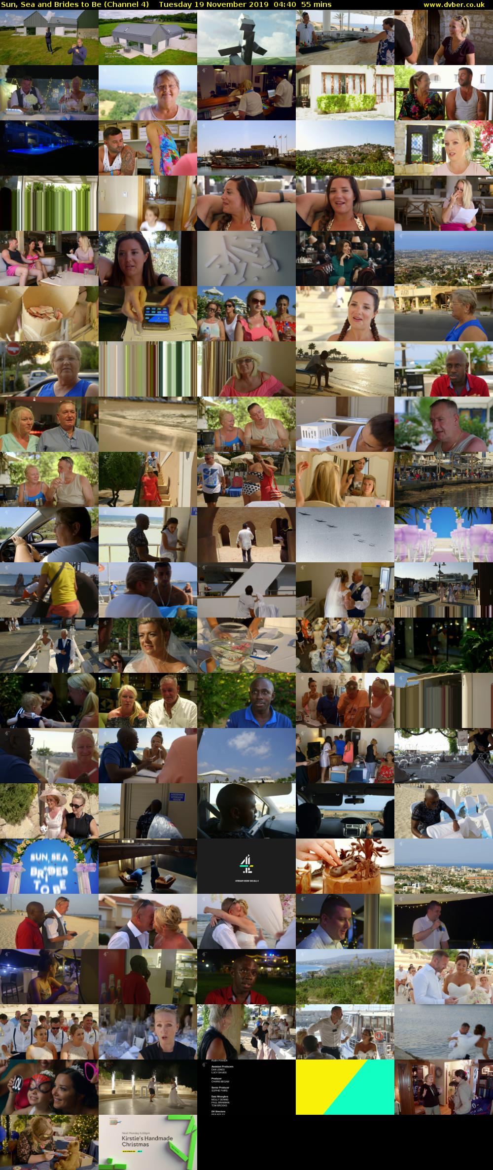 Sun, Sea and Brides to Be (Channel 4) Tuesday 19 November 2019 04:40 - 05:35