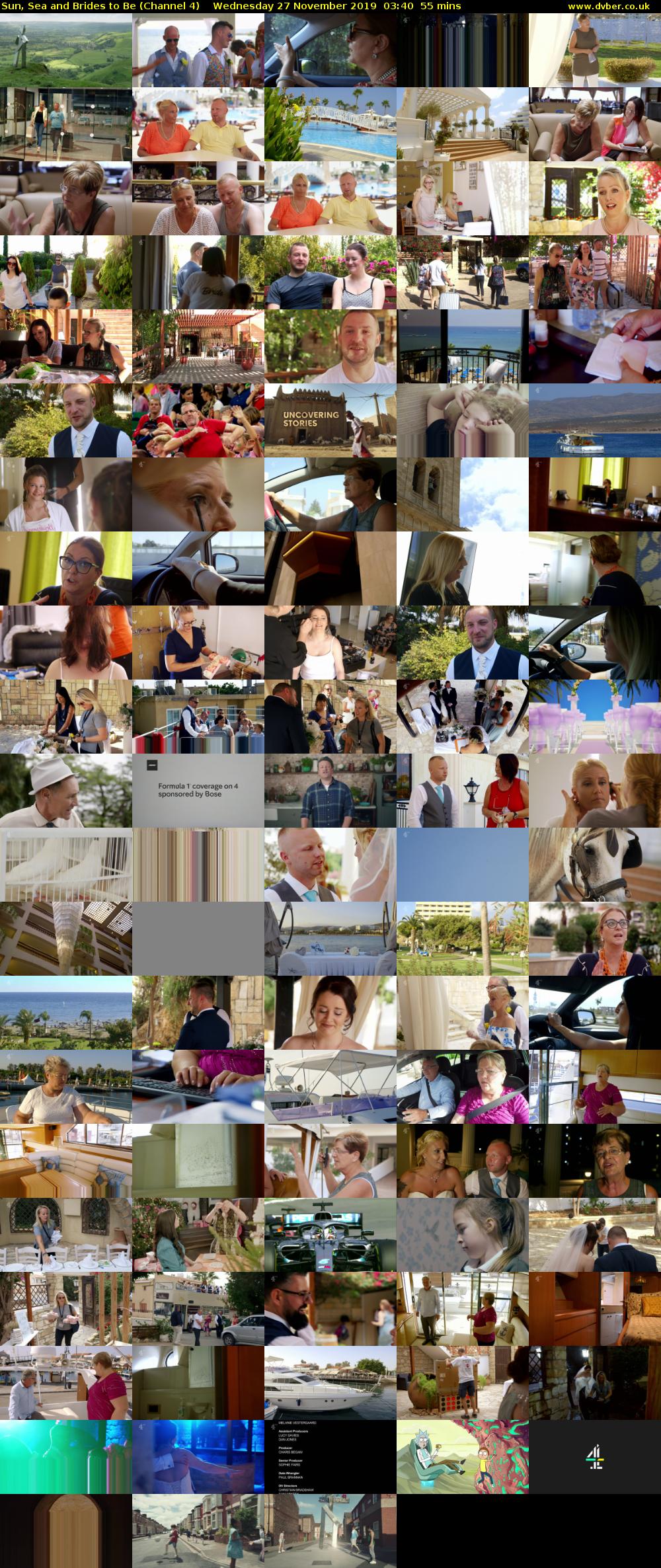 Sun, Sea and Brides to Be (Channel 4) Wednesday 27 November 2019 03:40 - 04:35